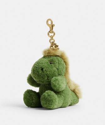 ＜COACH＞リトル　レキシー　ディノ　プラッシー　バッグ　チャーム・シアリング